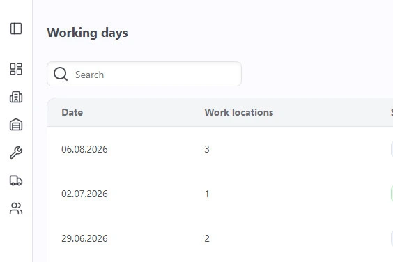 Scheduling module