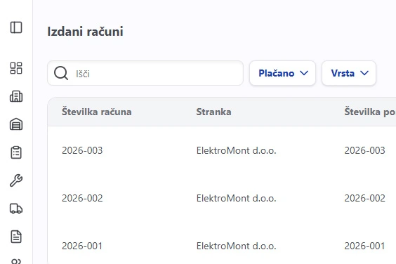 Modul Računi