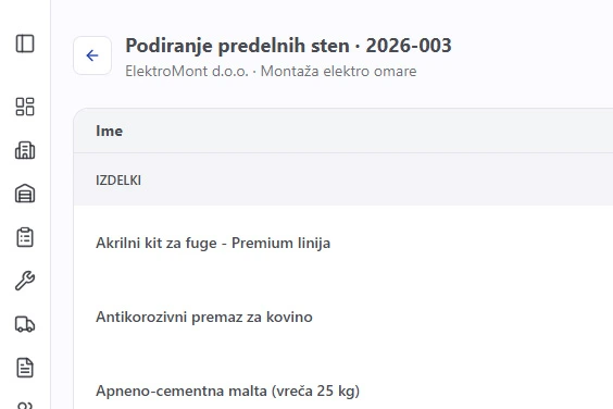 Modul Ponudbe